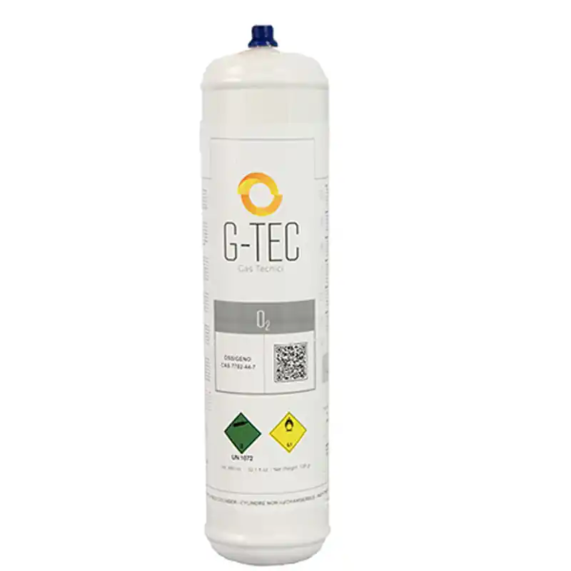 Bombola di ossigeno per miniflame 110 bar 950 ml Hete Deal