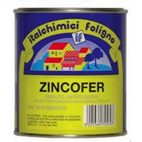 Laatste Versie Zincofer smalto antiruggine per lamiere zincate nero 750 ml