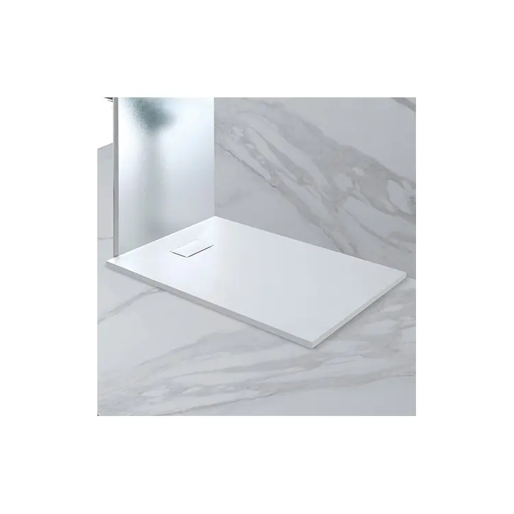Voordeelprijs Piatto doccia 100x80cm bianco in resina e fibre di vetro Feridras