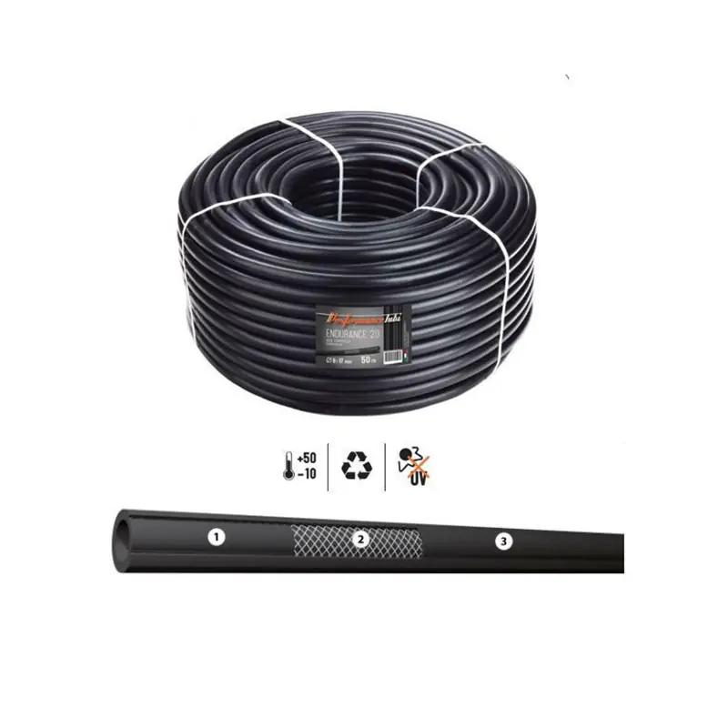 Tubo aria compressa endurance 20 8x17 mm nero 50 mt Hete Deal