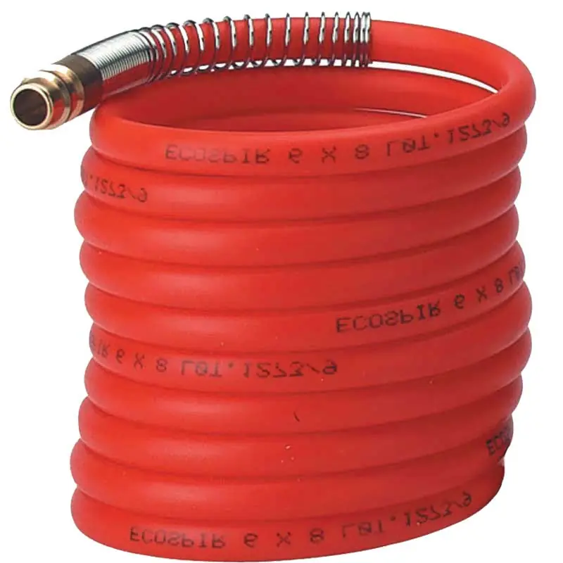 Tubo per aria compressa a spirale ad innesto rapido Einhell 4 e 8 mt Betrouwbaar