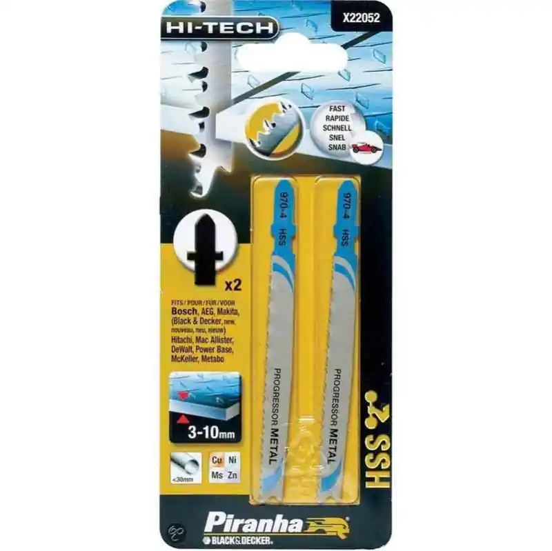 Betaalbaar Lame metallo per seghetti alterativi Black Decker X22052