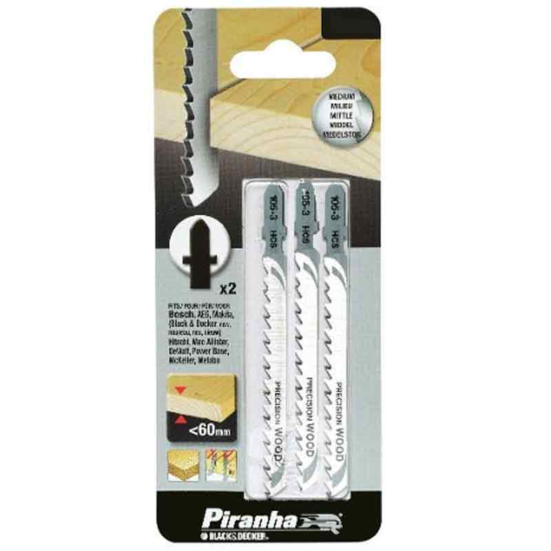 Lame per seghetto alternativo innesto rapido set 3 pz Black and Decker X21083 Superprijs