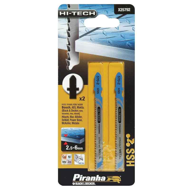 Beperkt Aanbod Lame per seghetto alternativo Metallo attacco rapido Piranha X25972