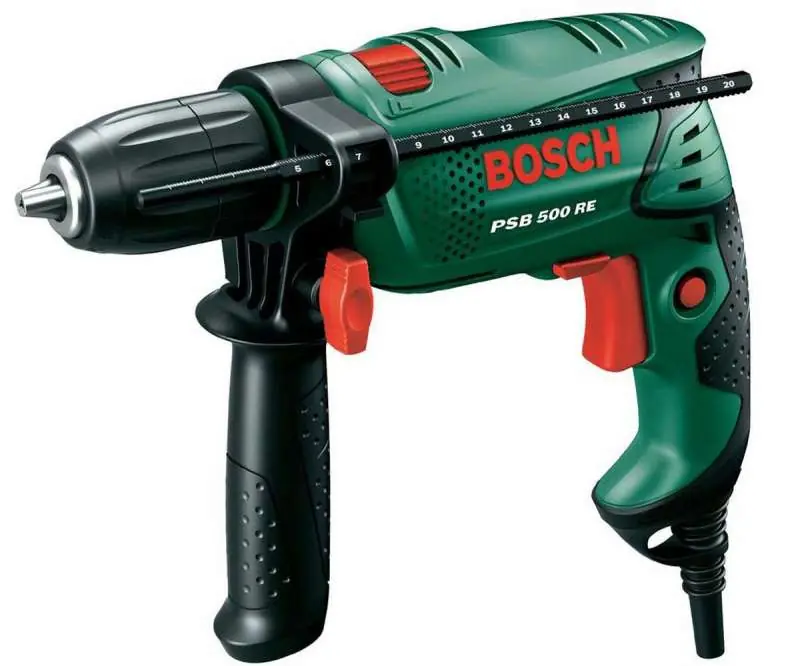 Trapano a percussione 500 Watt PSB 500 RE Bosch Lage Kosten