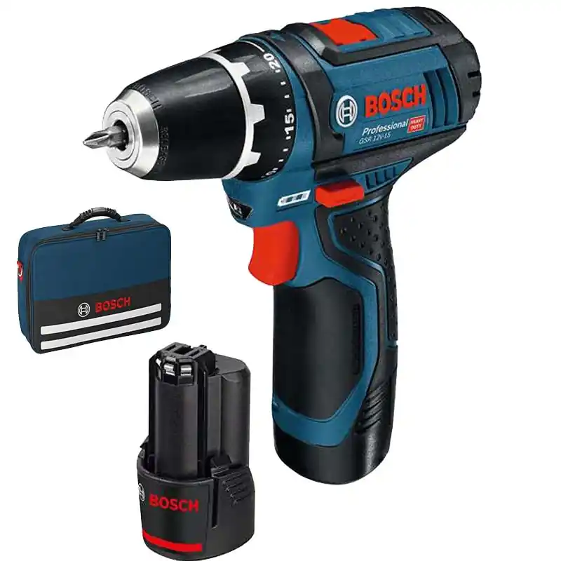 Trapano avvitatore a batteria 12V (2x2.0Ah) GSR 12V-15 Bosch Shop Nu
