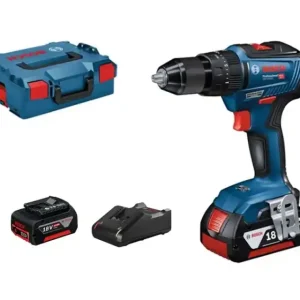 Trapano avvitatore a batteria a percussione Bosch GSB 18V-55 (2x4.0 ah) Betaalbaar