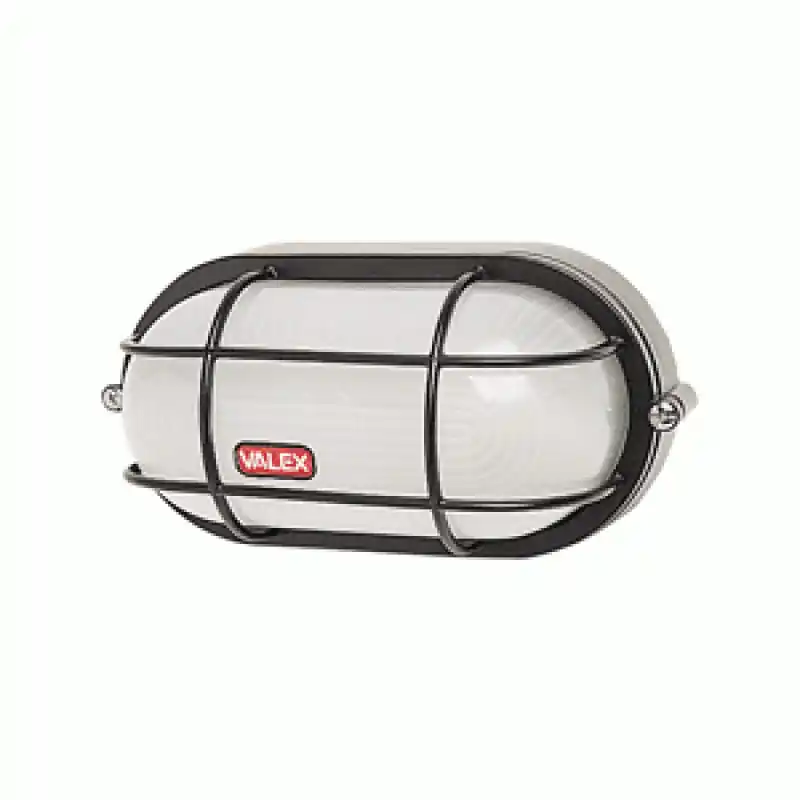 Beperkt Aanbod Lampada ovale da esterno con grata 60watt Valex 1152425