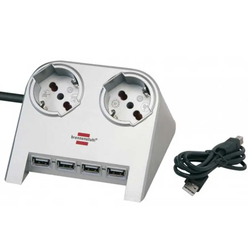 Superprijs Multipresa Da Scrivania Con Prese Usb Brennenstuhl