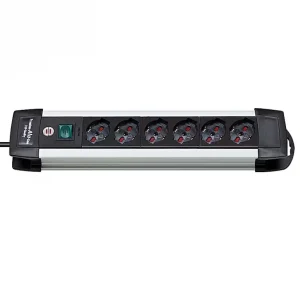 Aanbieding Multipresa in alluminio 6 posti con interruttore 48 cm Premium Brennenstuhl