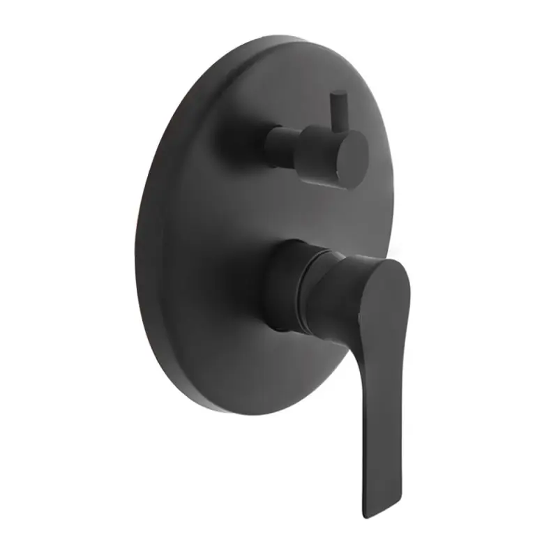 Nu Kopen Miscelatore per doccia in ottone nero opaco con deviatore Flat Feridras