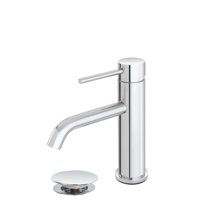 Goedkoop Miscelatore per lavabo in acciaio inox cromato con piletta Nuego Feridras