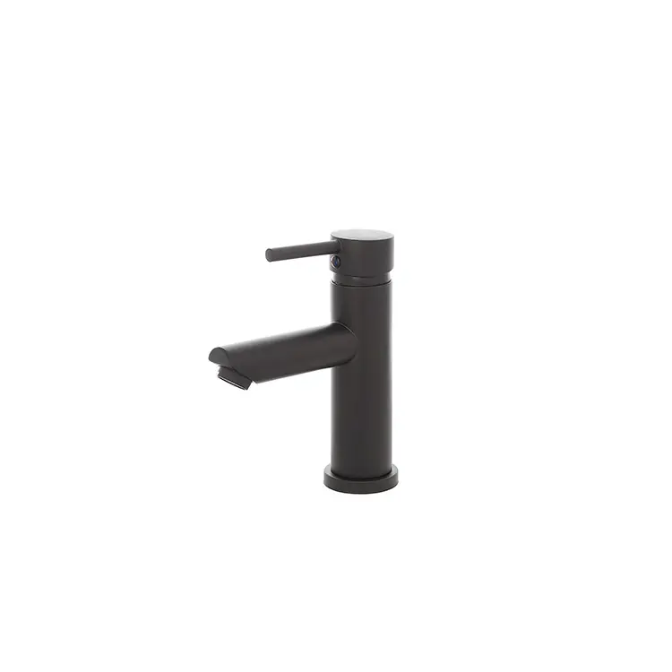 Miscelatore per lavabo in acciaio inox nero opaco con piletta York Feridras Shop Nu