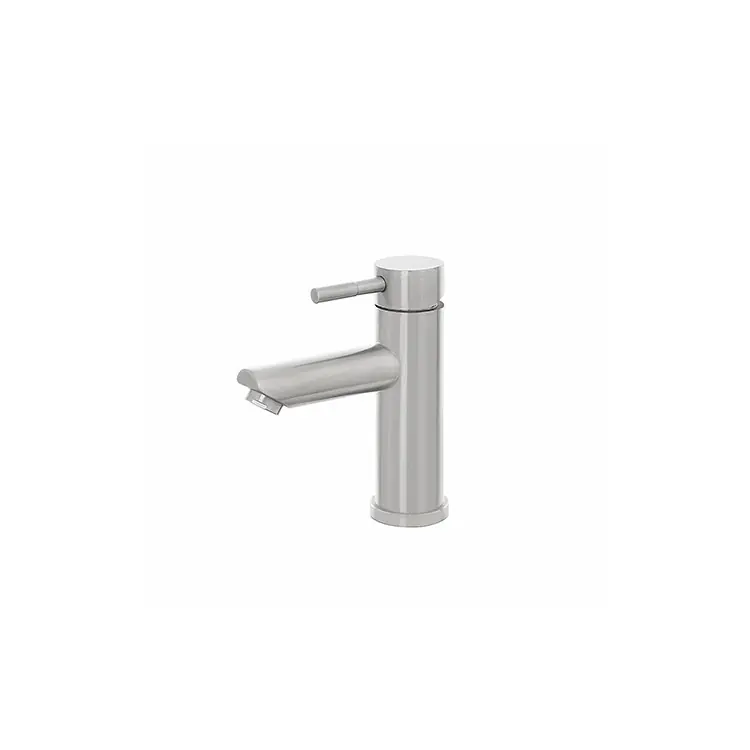 Miscelatore per lavabo in acciaio inox spazzolato con piletta York Feridras Nu Kopen