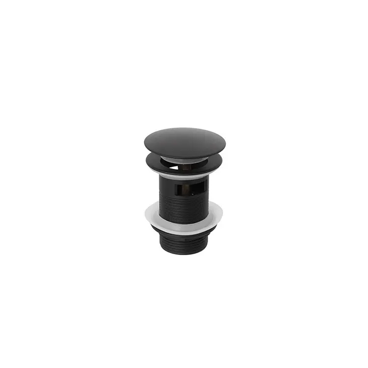 Betaalbaar Piletta per lavabo in ottone nero opaco con sistema click clack Quatra Feridras