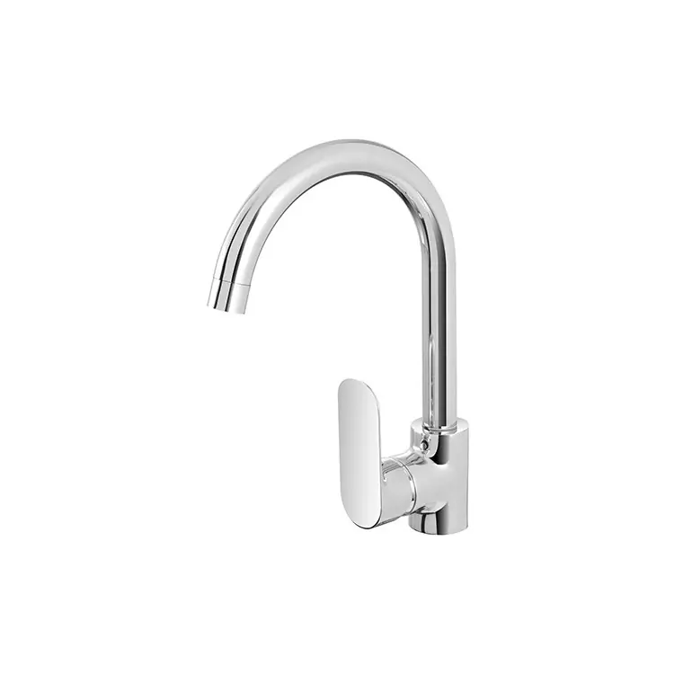 Miscelatore per lavello canna alta in ottone cromato Kitchen Feridras Goedkoop