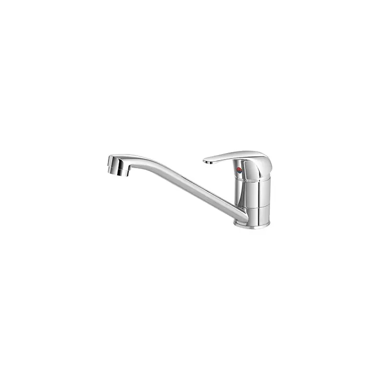 Miscelatore per lavello canna bassa in ottone cromato Kitchen Feridras Betaalbaar
