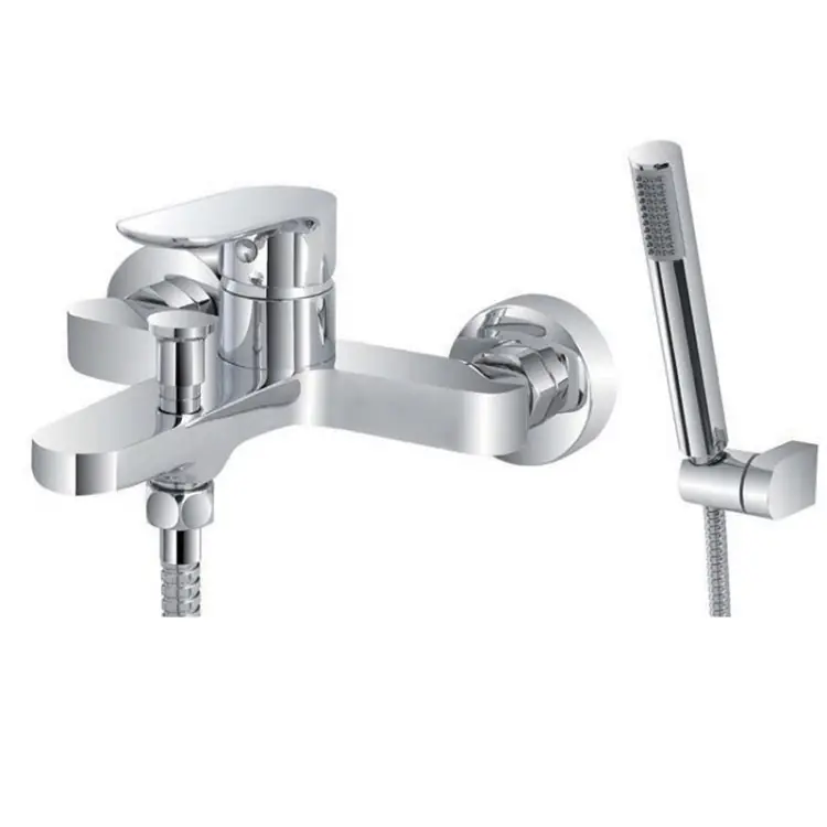 Dagaanbieding Miscelatore per vasca in ottone cromato con tubo e doccetta Kreo Feridras