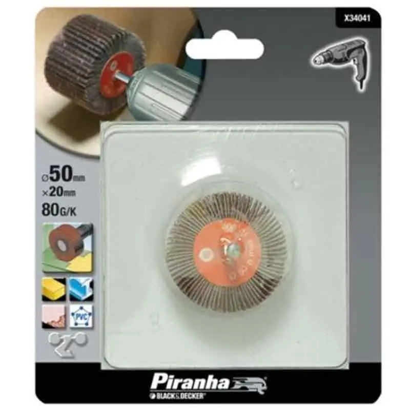 Mola a lamelle 50 mm grana 80 per trapano Black and Decker X34041 Speciale Aanbieding