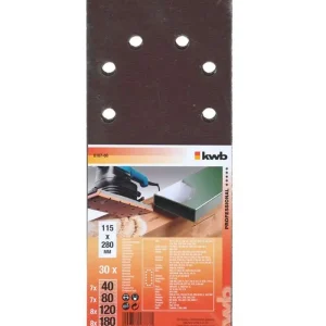 Nastri abrasivi 115 x 280 per legno e metallo Kwb Voordeelprijs
