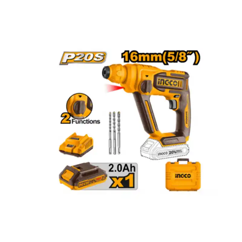 Aanbieding Tassellatore con batterie 20V e punte omaggio Ingco CRHLI201681E