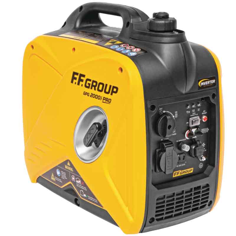 Exclusieve Aanbieding Generatore Inverter a Benzina 1600 watt GPG 2000I Pro FF Group