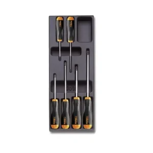 Set cacciaviti a croce PH da 6pz. in termoformato Beta Snelle Levering
