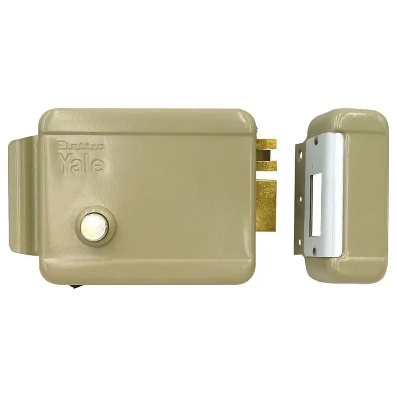 Serratura Elettrica Yale 67400601 per Portoni - Apertura Elettrica, Entrata 60 mm Weekendaanbieding