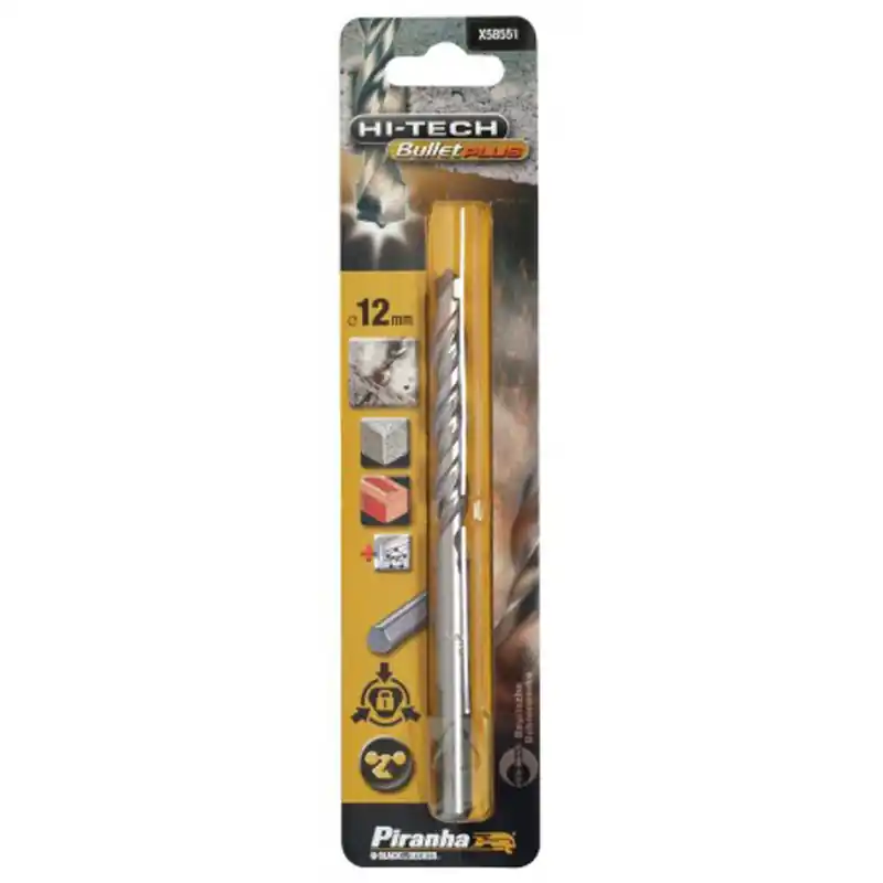 Hete Deal Punta per cemento 12 mm triangolare Black and Decker X58551