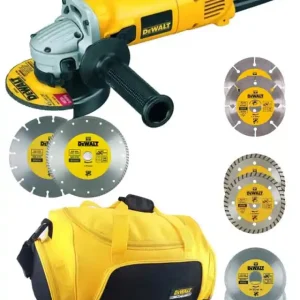 Koop Online Smerigliatrice angolare 115mm D28111 Dewalt con dischi e borsa omaggio