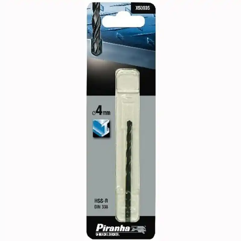 Punta per metallo 4 mm Black and Decker X50035-QZ Gratis Retour