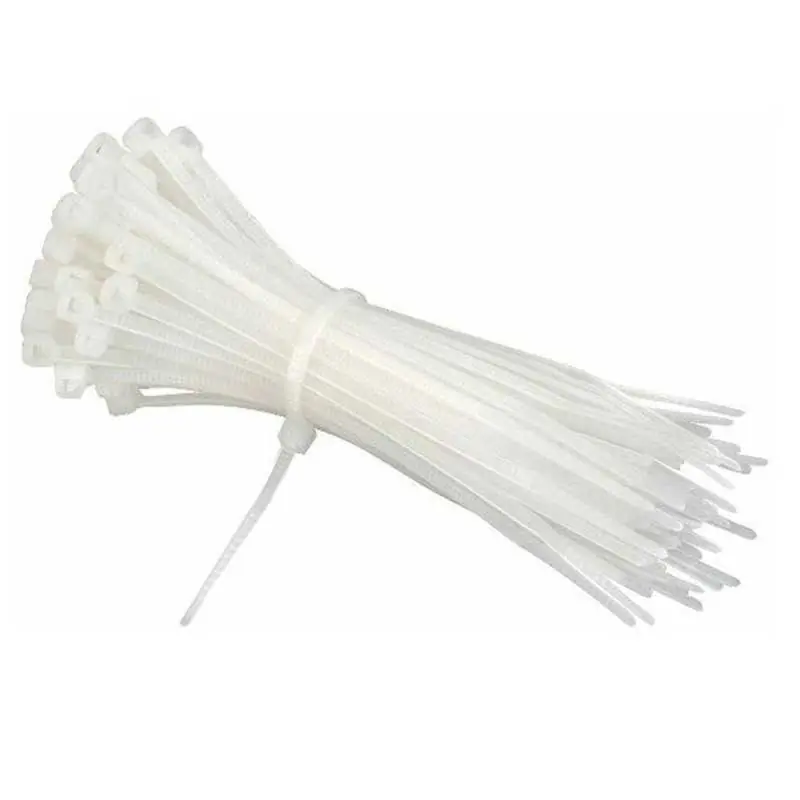 Rechtstreeks Van De Fabrikant Fascette In Plastica Bianche 3,6×200 mm Per Cablaggio Cavi conf. 100 pz