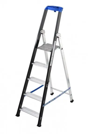 Dagaanbieding Scala in alluminio doppia In 5 Gradini Gierre Professional AL754
