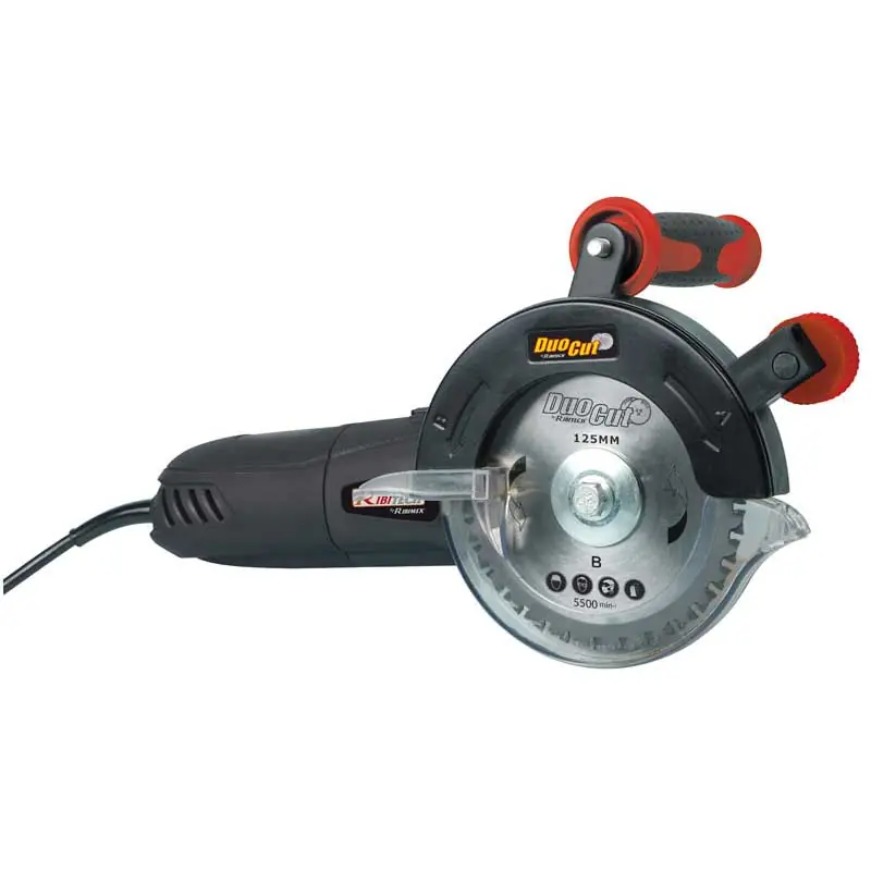 Sega Circolare Doppia Lama 125 mm Ribimex PRSC2L125 Seizoensaanbieding