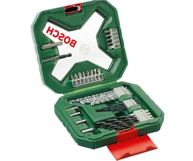 Tijdelijk Beschikbaar Set 44pz. di punte per foratura e bit di avvitamento X-Line Bosch