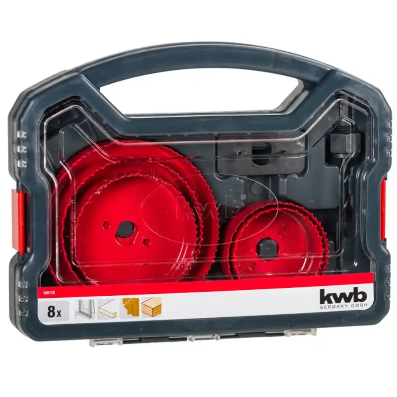 Actieprijs Seghe a tazza per legno set da 8 pz Kwb