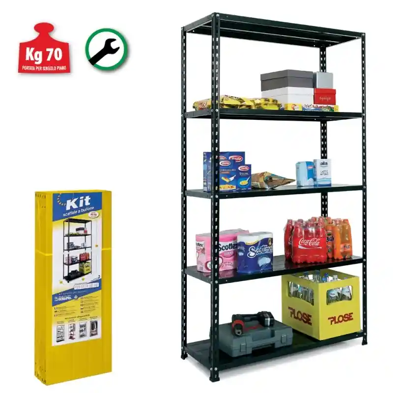 Betaalbaar Scaffale a bullone 100x40 5 piani Bizzotto B200