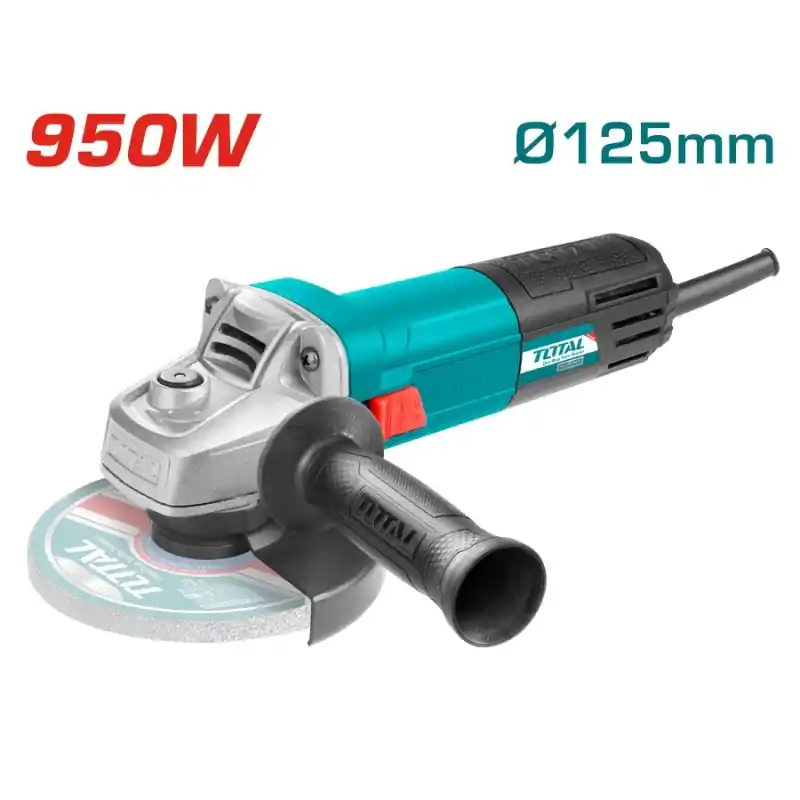 Smerigliatrice angolare 125mm 950 Watt Total Laatste Versie