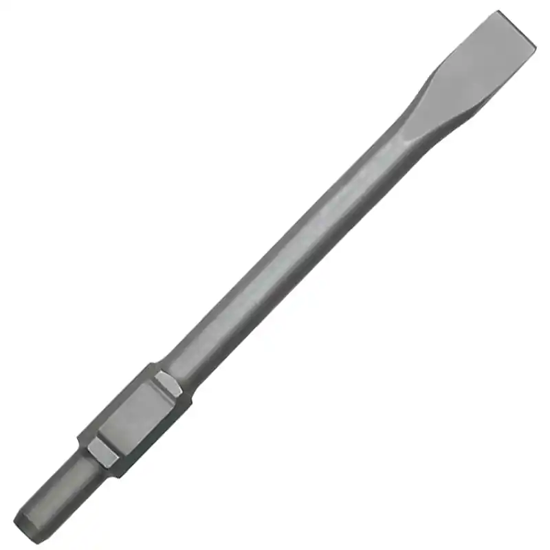 Merkproduct Scalpello piatto per demolitore attacco Esagonale 38 mm da 410 mm