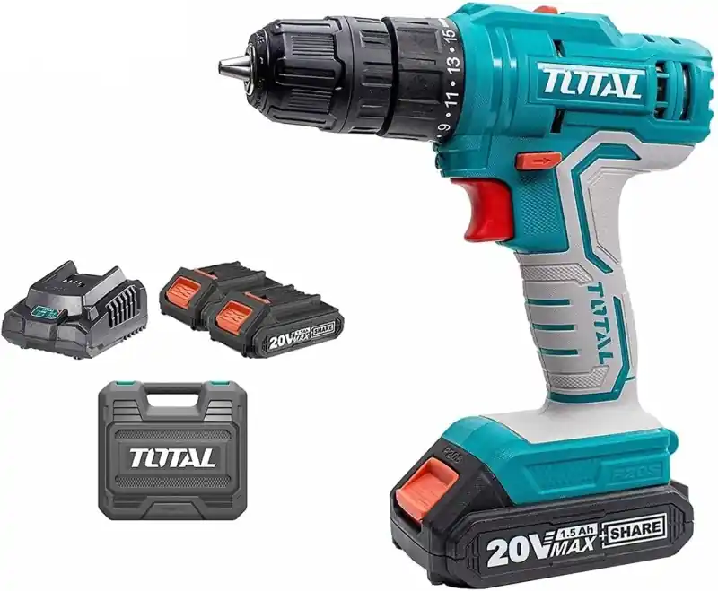 Laatste Kans Trapano avvitatore 20V con doppia batteria 1.5Ah Total