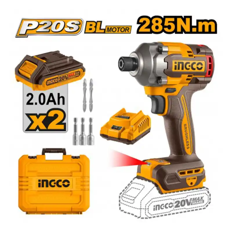 Avvitatore a impulsi 285 Nm Ingco CIRLI2028E Flitsaanbieding