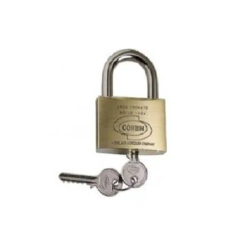 Seizoensaanbieding Lucchetto in ottone arco normale da 25mm Corbin