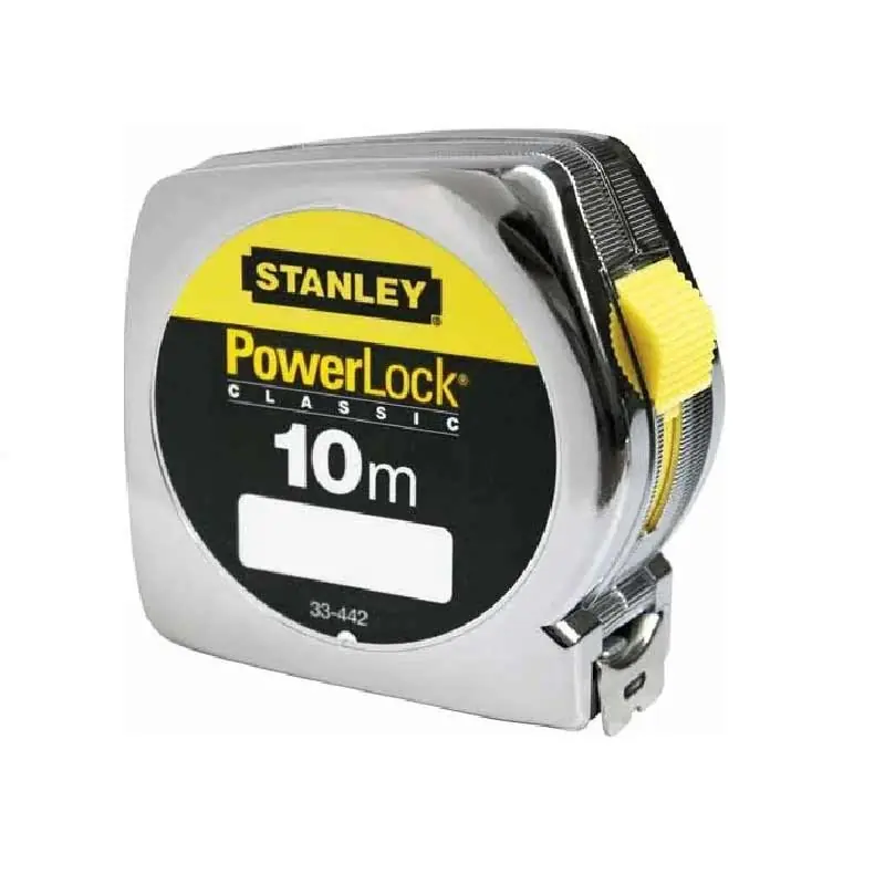 Laatste Versie Metro a nastro flessibile 10 mt powerlock Stanley 33442