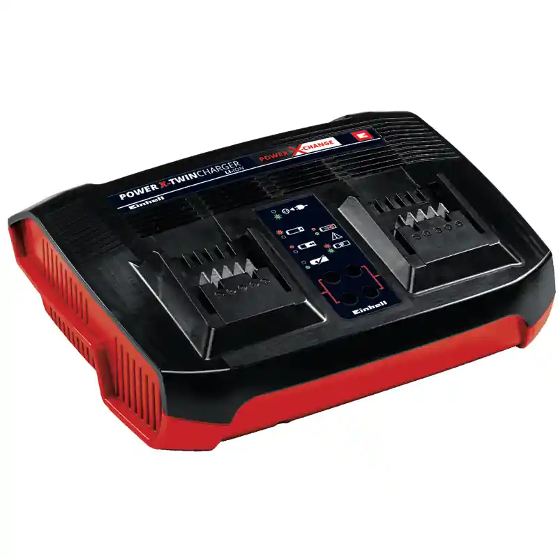 Twincharger Power X change Einhell caricabatterie doppio Beperkt Aanbod