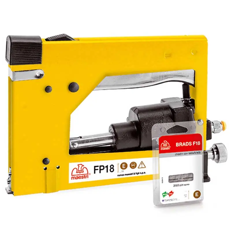 Premium Graffettatrice fissatrice per cornici Pneumatica FP 18 Romeo Maestri