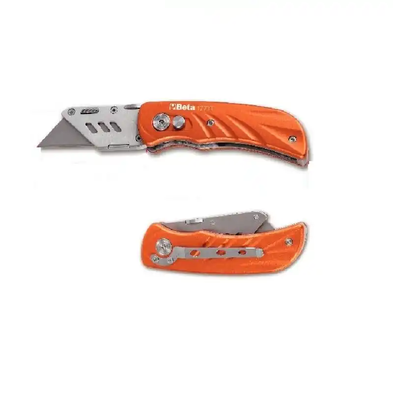 Cutter a serramanico lama trapezoidale e 5 lame 1777T Beta Shop Nu