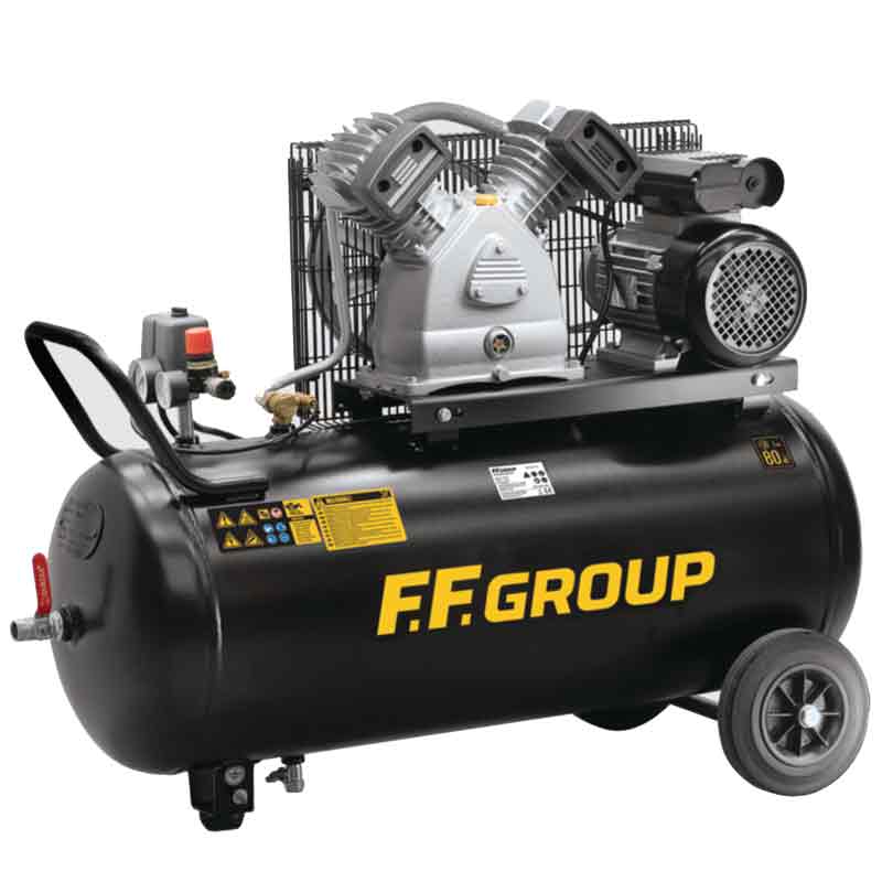 Compressore 100 lt ProfessionalAC-B100/3MC HD Pro FF Group Express Levering