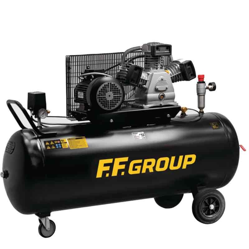 Seizoensaanbieding Compressore 200 lt Professionale con AC-B 200/4TC HD FF Group