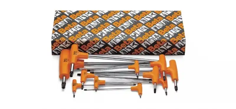 Chiavi Torx a t Maschio piegate con impugnatura Beta Action 6 Pz Koopje