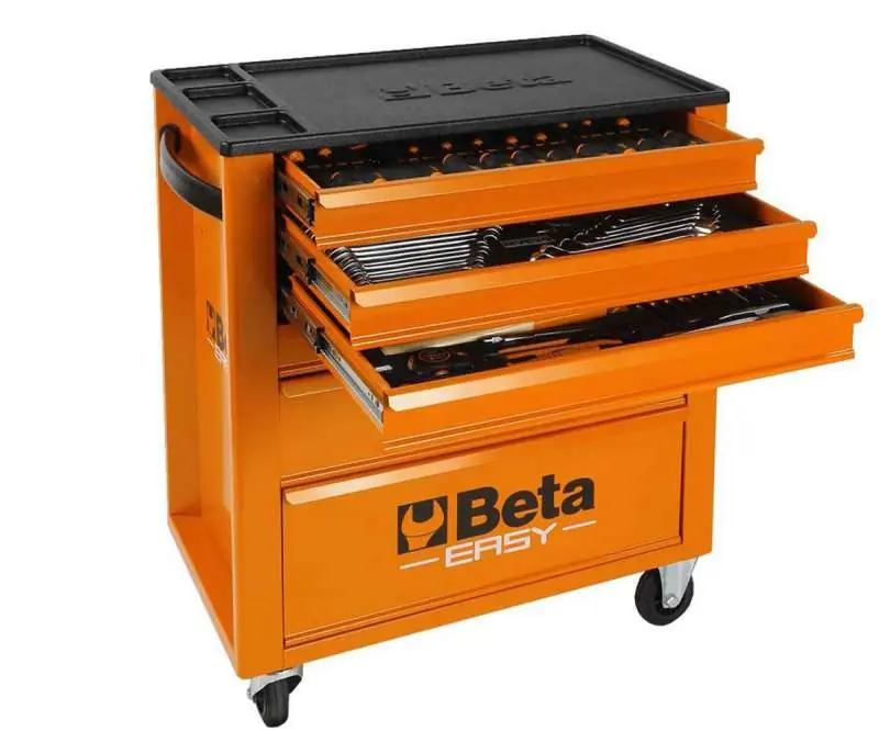 Superprijs Cassettiera portautensili con assortimento Beta 196 utensili per autoriparazione 2400EVG